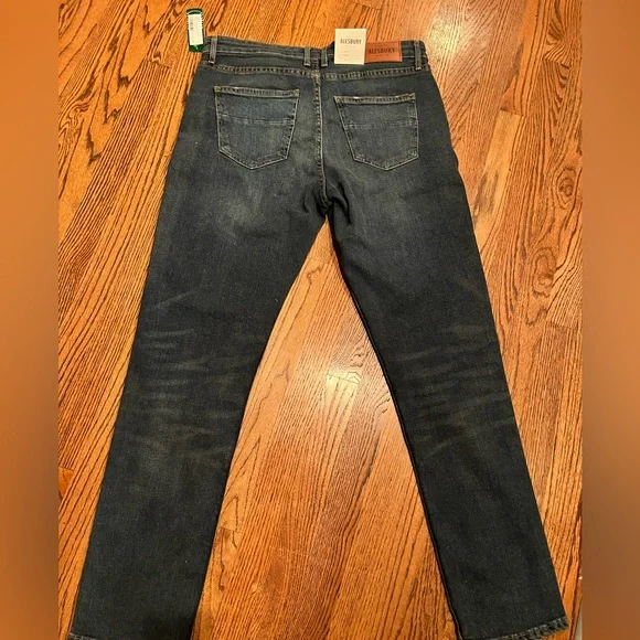 Men's Alesbury Slim Fit Blue Jeans 33 x 32 - Picture 8 of 10